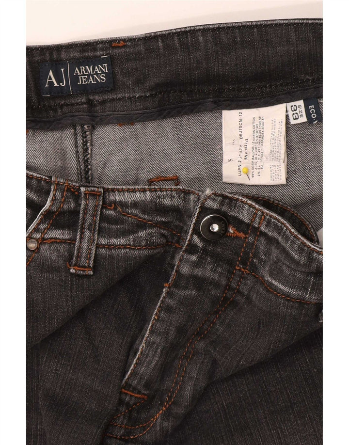 Blugi skinny pentru bărbați Armani W33 L30 bumbac gri