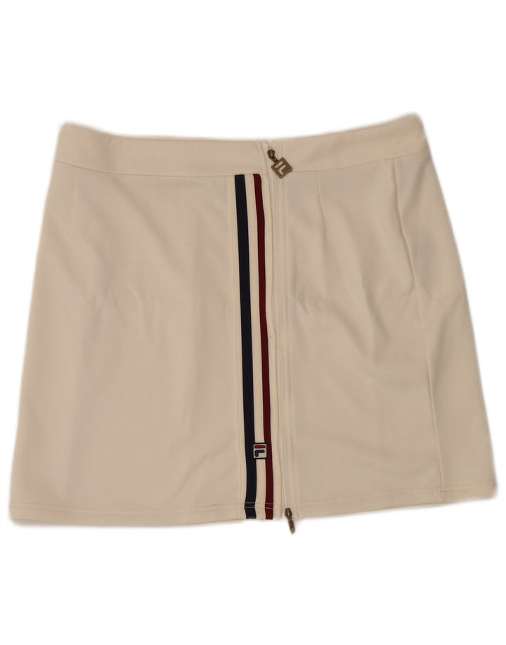 Fusta mini Fila pentru femei XL W36 Poliester alb