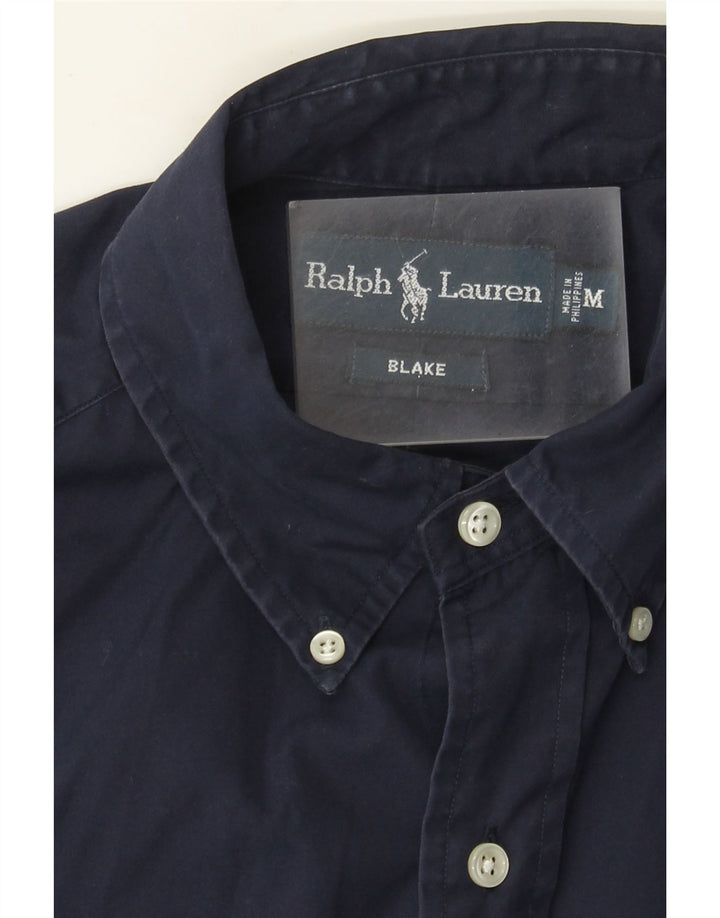 Cămașă Blake pentru bărbați Ralph Lauren, bumbac mediu albastru bleumarin