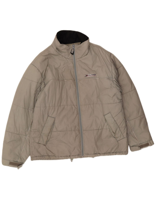 Jachetă căptușită pentru bărbați Tommy Hilfiger, UK 40, mare, gri, nailon