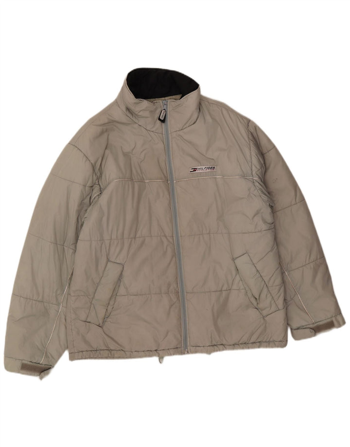 Jachetă căptușită pentru bărbați Tommy Hilfiger, UK 40, mare, gri, nailon