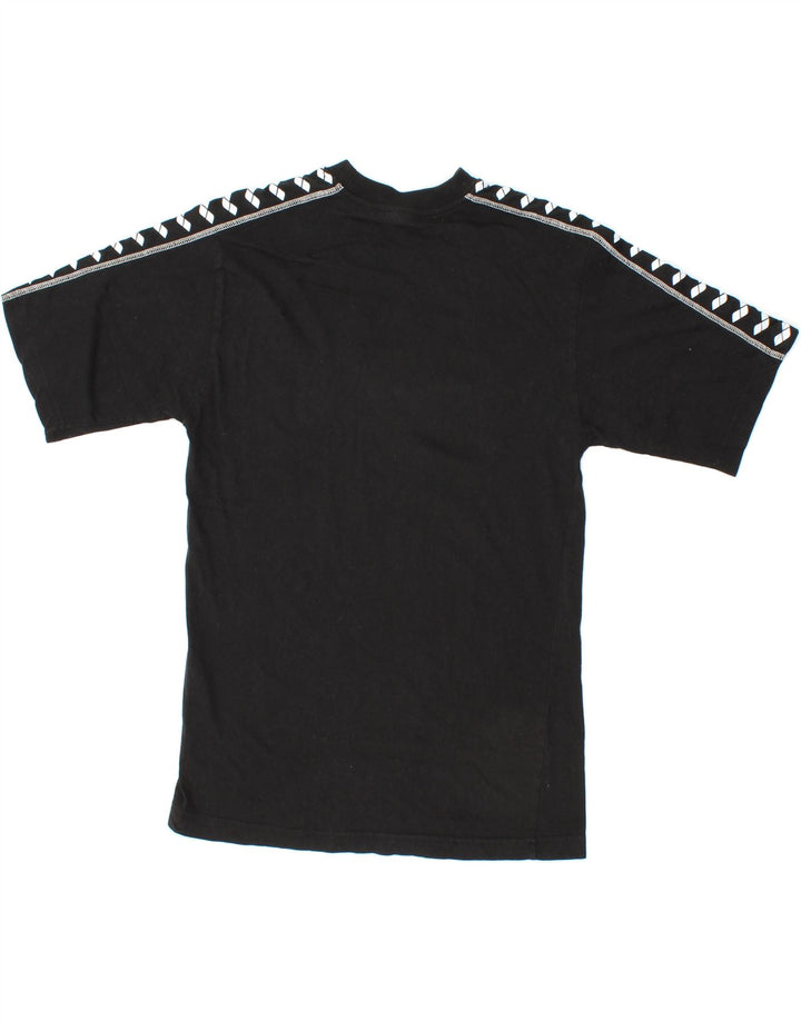 ARENA Mens Graphic T-Shirt Top Small Black Cotton Vintage Arena and Second-Hand Arena from Messina Hembry 