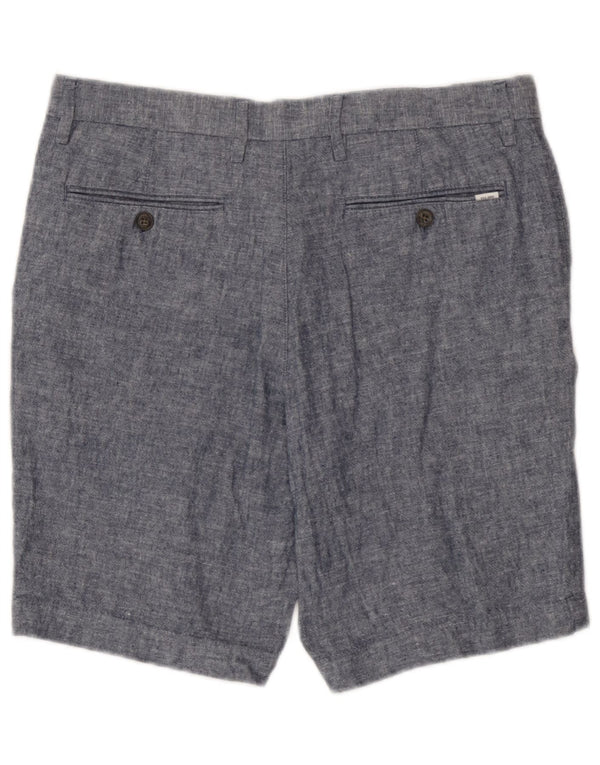 Pantaloni scurți chino pentru bărbați Marks & Spencer W32, in albastru mediu