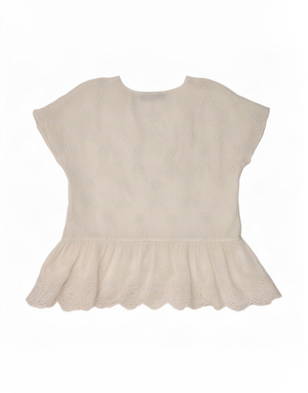 Bluză pentru femei Zara UK 10 Small White Floral
