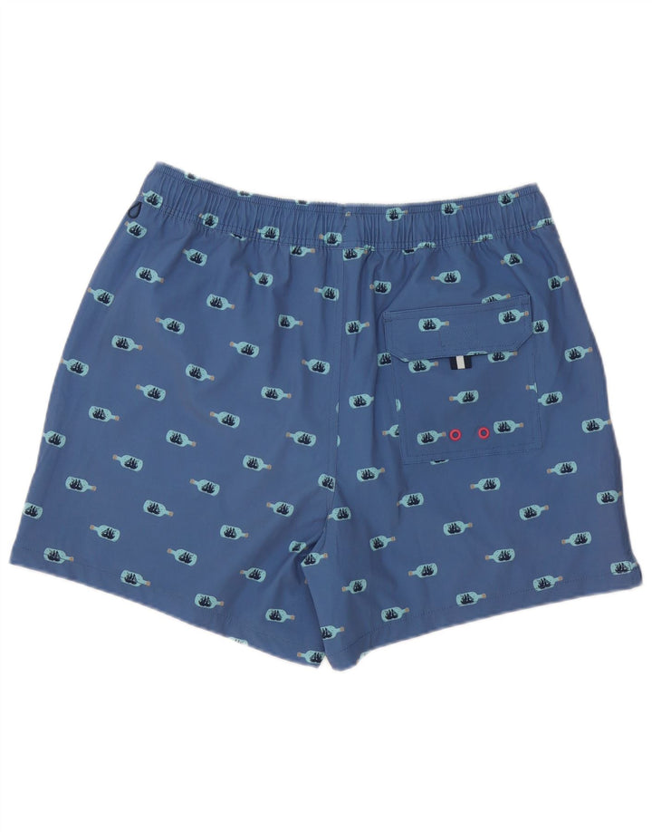 Crew Clothing Pantaloni scurți de înot grafic pentru bărbați XL poliester albastru