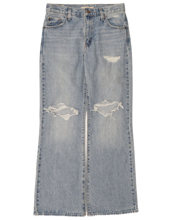 Blugi Levi's pentru femei Distressed Bootcut W26 L31 Blue Cotton