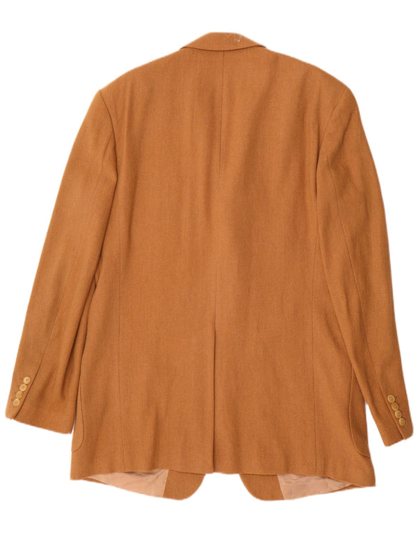 Jachetă blazer pentru bărbați Hugo Boss cu 3 nasturi UK 42 XL Lână bej