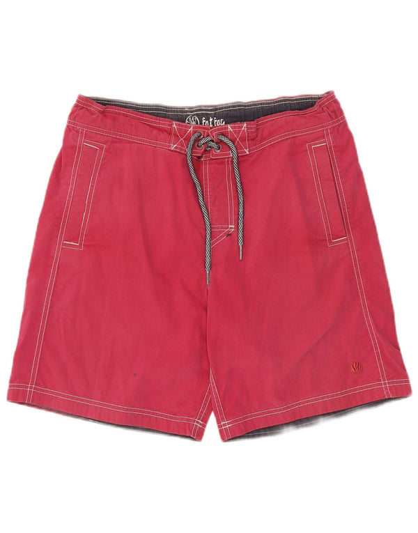 Pantaloni scurți de înot pentru bărbați Fat Face, mare, roșu, bumbac