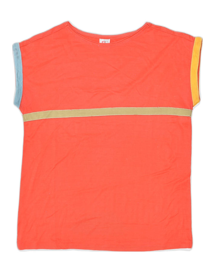 BELFE & BELFE Womens Vest Top IT 42 Medium Red Polyester | Vintage Belfe & Belfe | Thrift | Second-Hand Belfe & Belfe | Used Clothing | Messina Hembry 