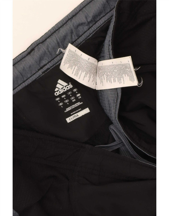 Pantaloni de trening Adidas Climacool pentru bărbați, mari, negru, poliester color bloc