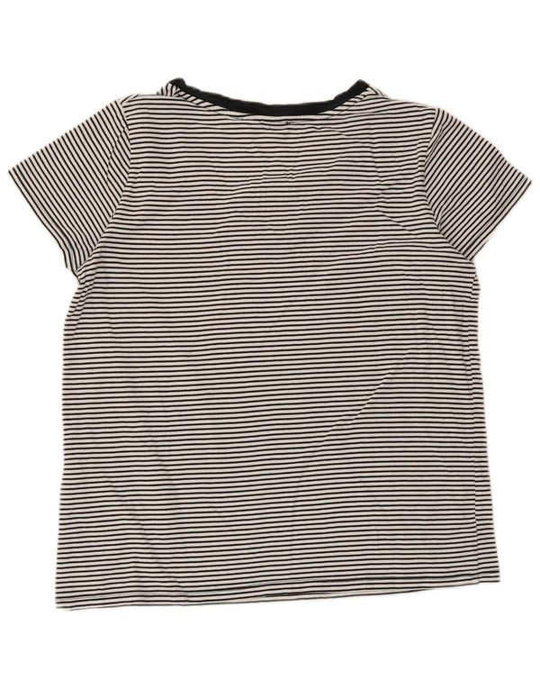 Tricou pentru femei Levi's Top UK 14 Large Black Pinstripe Bumbac