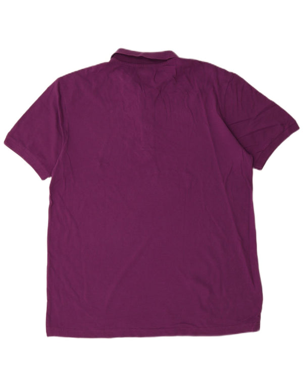 Cămașă polo pentru bărbați Kappa 2XL bumbac violet