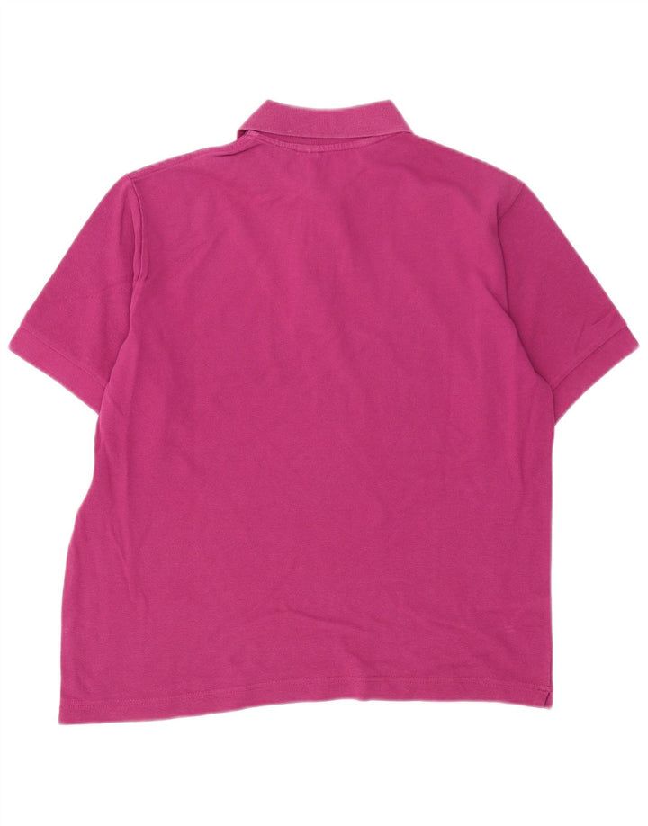 Cămașă polo pentru bărbați Kappa Bumbac violet mic