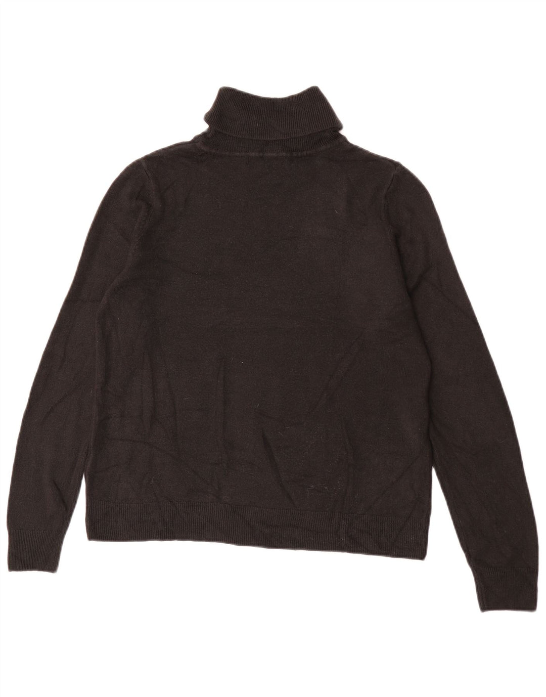 Pulover pentru femei Marks & Spencer cu gât rulat, mare, negru, acrilic