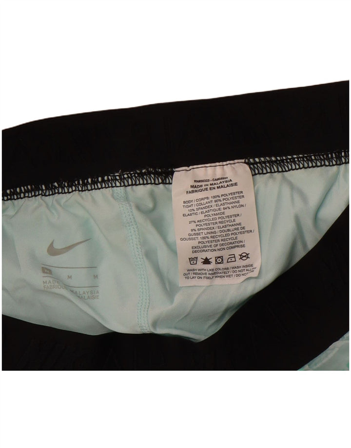 Pantaloni scurti sport NIKE Air Graphic pentru femei UK 12 Poliester verde mediu