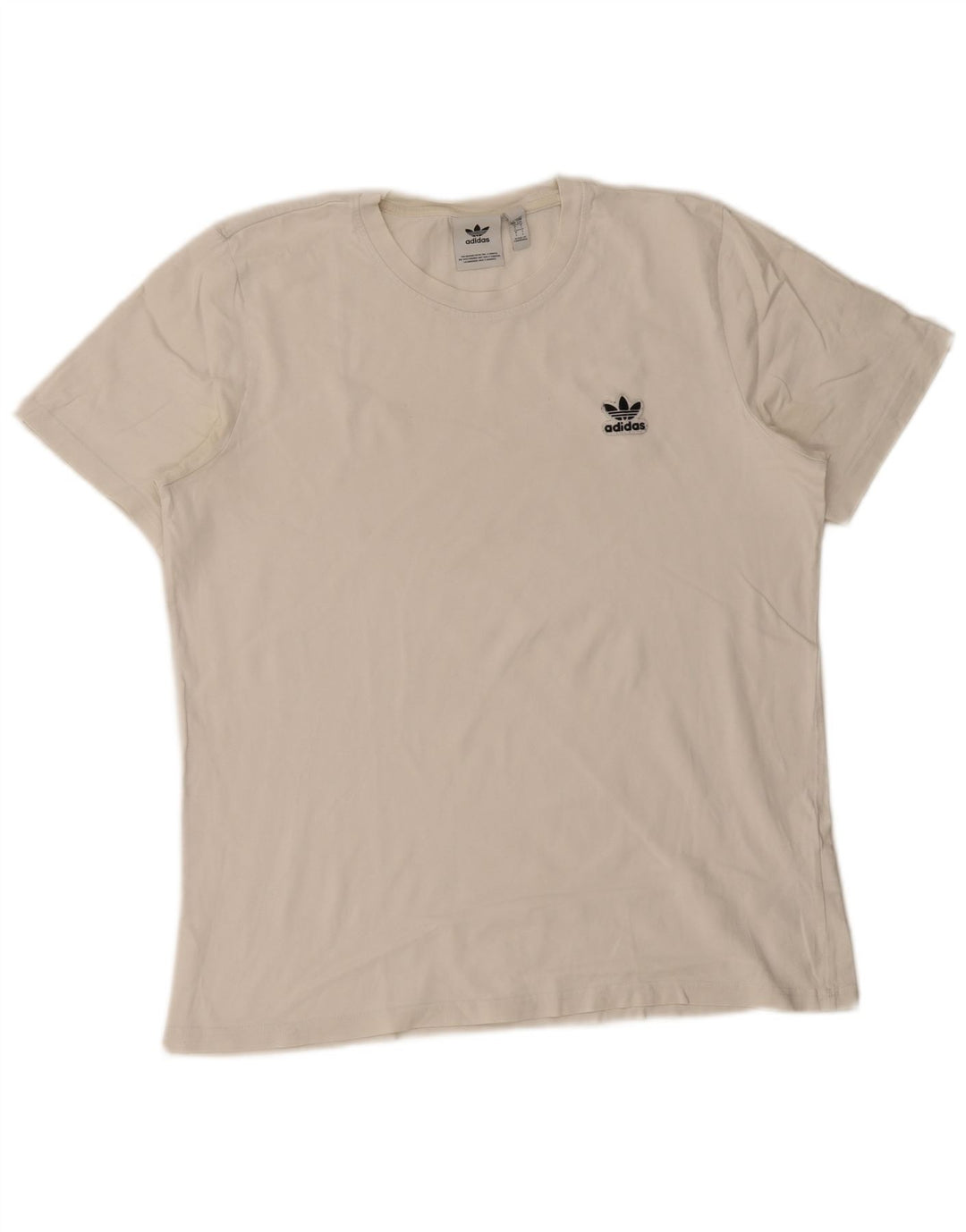 Tricou pentru bărbați Adidas Top mare, alb, bumbac
