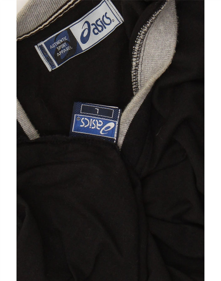 Tricou pentru bărbați ASICS Top mare din bumbac negru