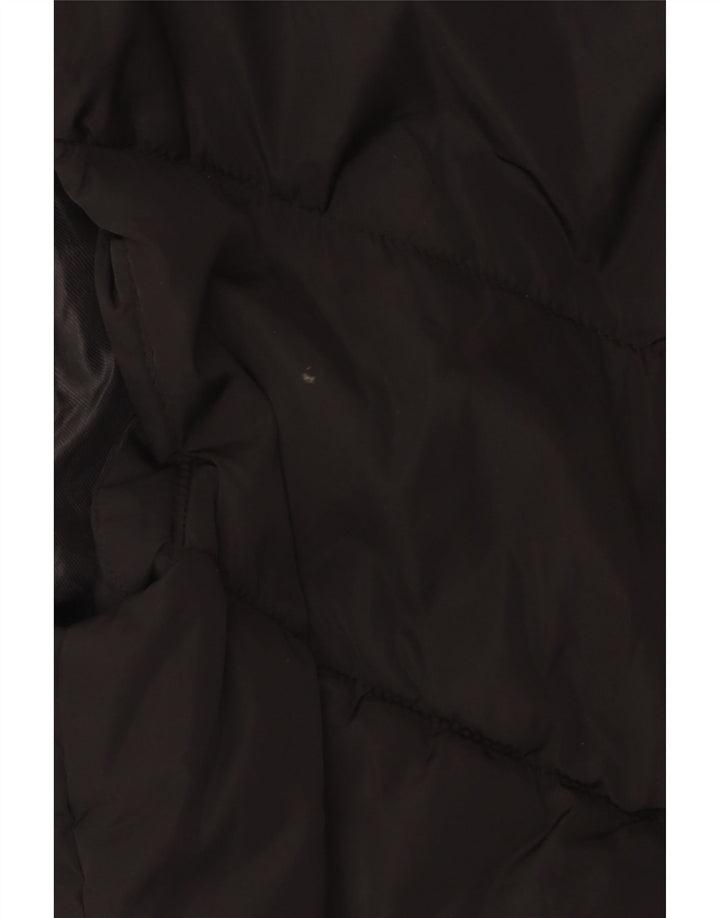 Gilet căptușit pentru femei Zara UK 12 Medium Black
