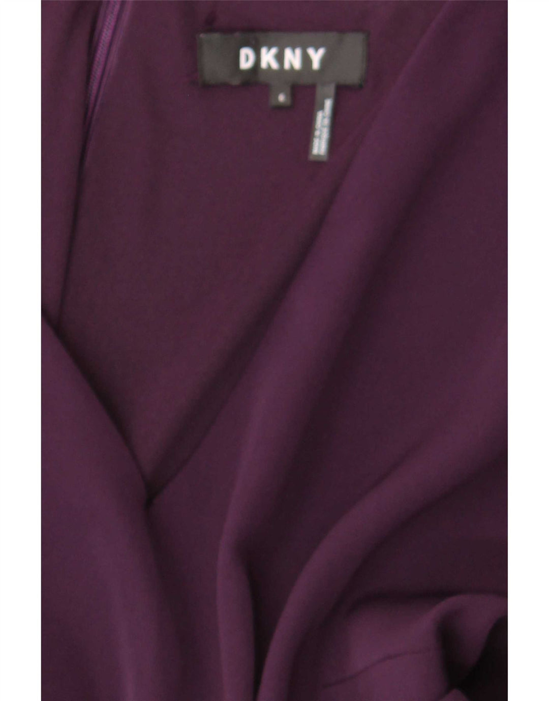 Rochie Dkny pentru femei cu mâneci 3/4 US 6 Mov mediu