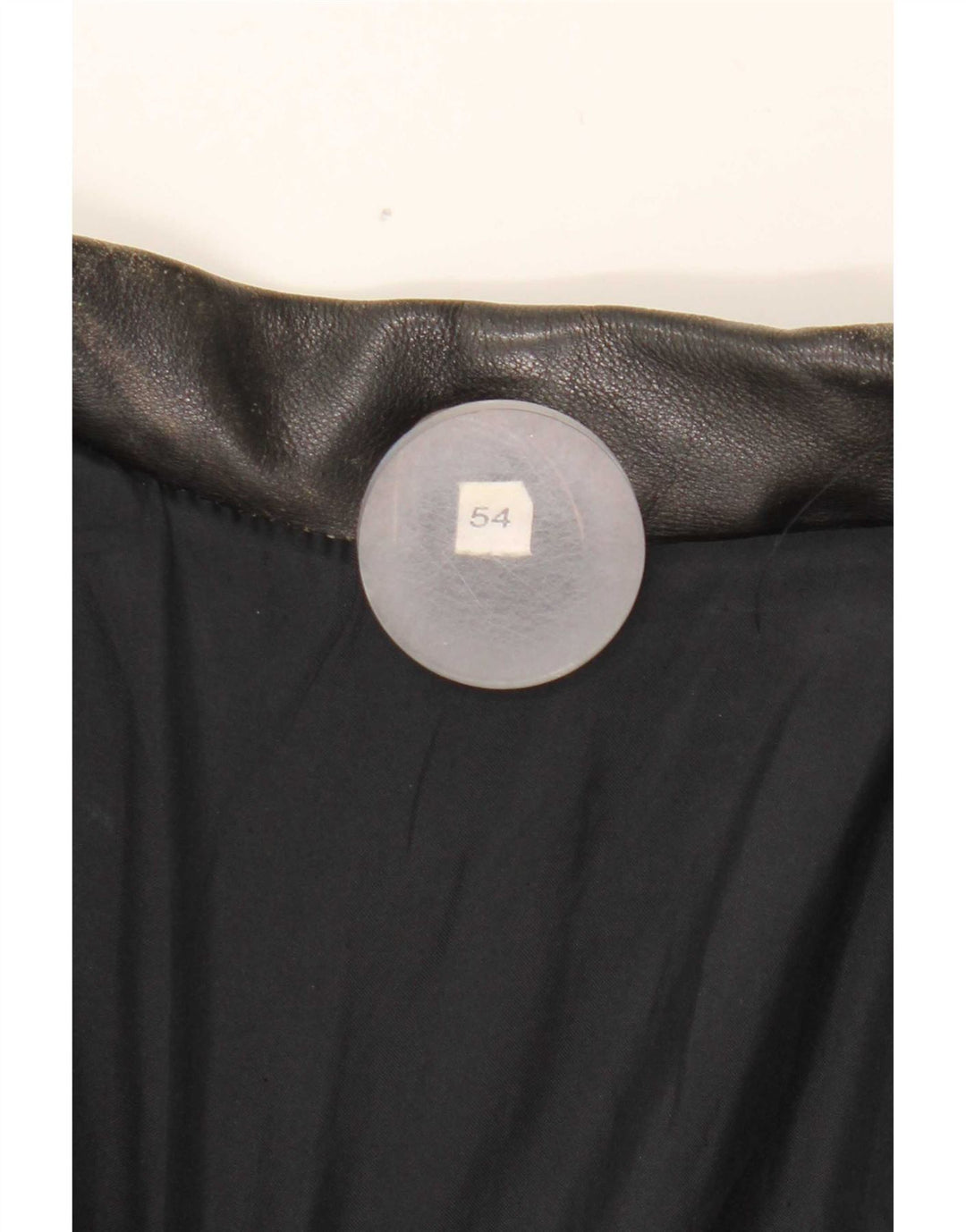 Jachetă de piele vintage pentru bărbați IT 54 2XL neagră
