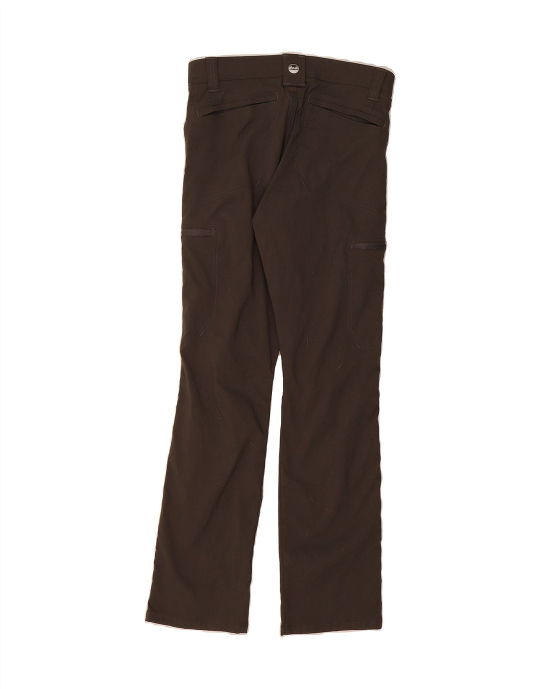 WRANGLER Womens Straight Cargo Trousers W30 L30 Grey Nylon Vintage Wrangler and Second-Hand Wrangler from Messina Hembry 