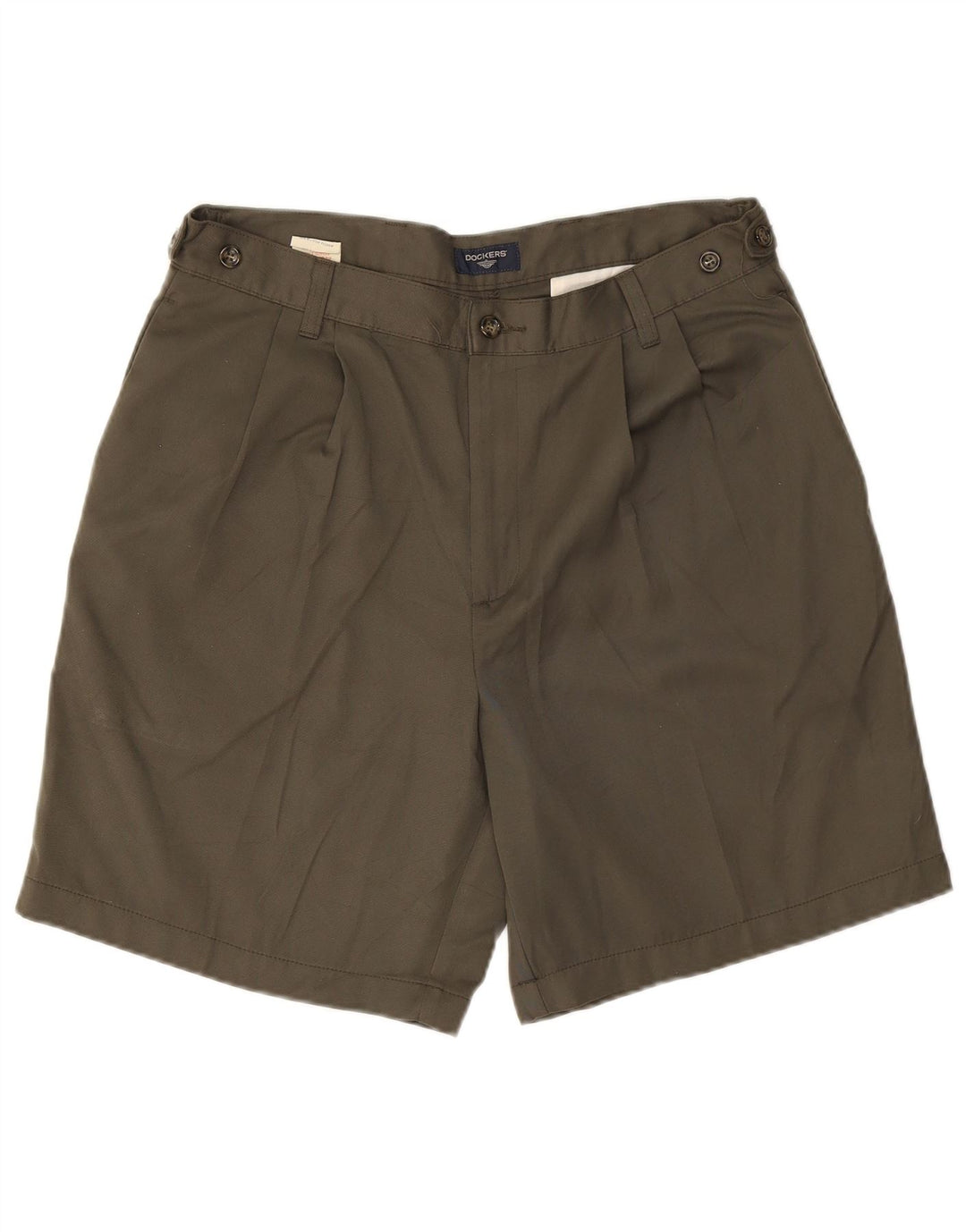 Pantaloni scurți chino pegged Dockers pentru bărbați W34 Poliester kaki mare