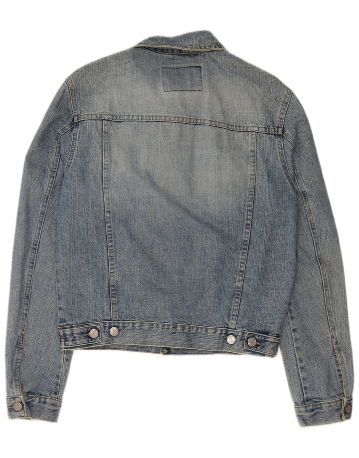 Jachetă de blugi pentru femei VINTAGE UK 12 Medium Blue