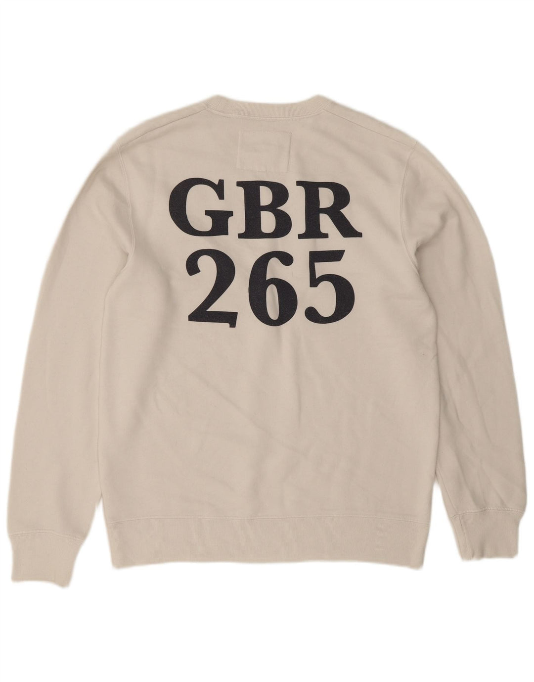Jack Wills Pulover grafic pentru bărbați, bumbac mare, alb