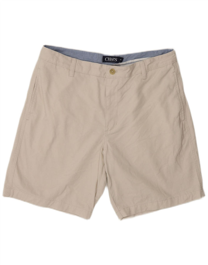 Pantaloni scurți chino pentru bărbați Chaps W34, mare, bej, bumbac