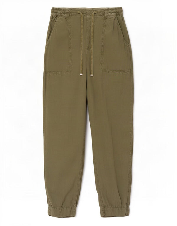 Pantaloni de jogging pentru femei Zara Pantaloni casual XS W24 L25 Kaki Lyocell