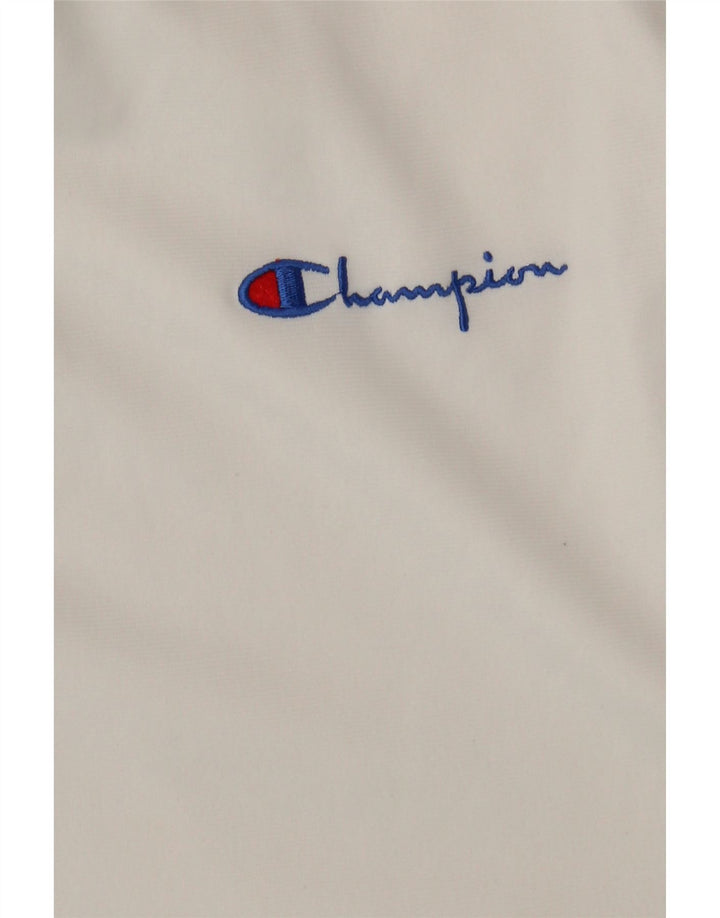 Pantaloni de trening grafic pentru bărbați Champion, albi mici