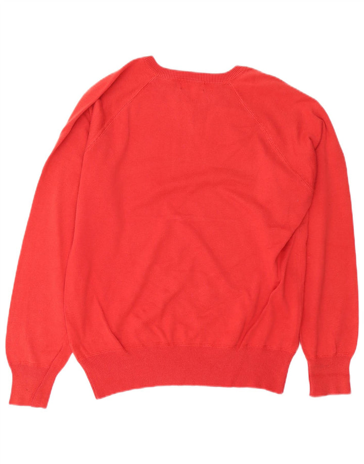 SERGIO TACCHINI Pulover cu decolteu în V pentru bărbați, bumbac roșu mediu