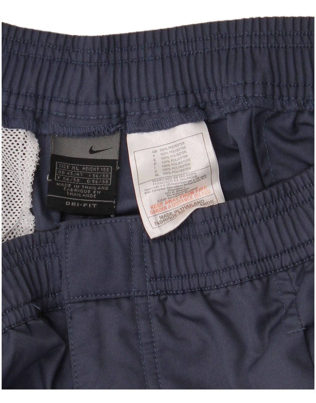 Pantaloni scurți NIKE Dri Fit Pegged Chino UK 45/47 XL W38 Bleumarin Poliester