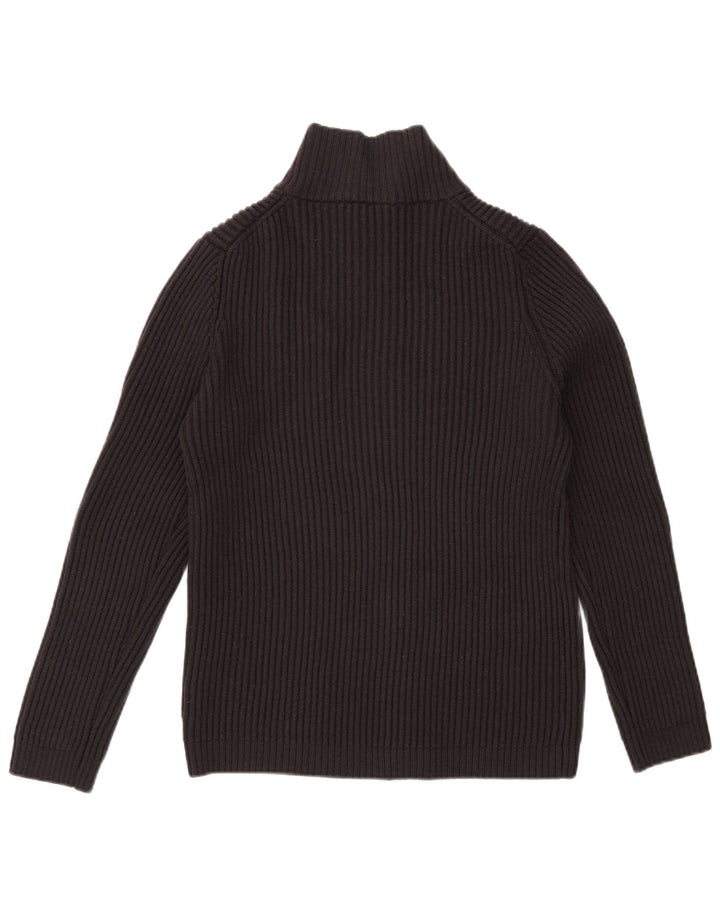 Pulover cardigan pentru bărbați Hugo Boss XL Lână neagră
