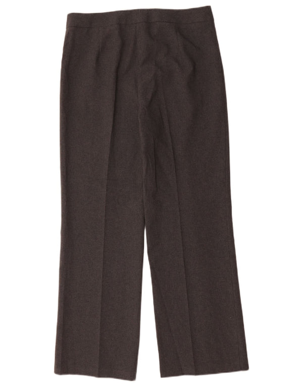 Pantaloni casual drepti pentru femei Marks & Spencer UK 10 Small W32 L29 Gri