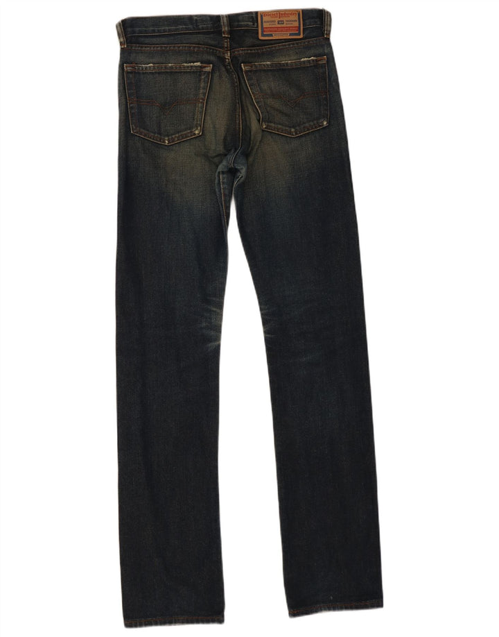 Blugi drepte Larkee pentru femei Diesel W25 L32 Bumbac albastru