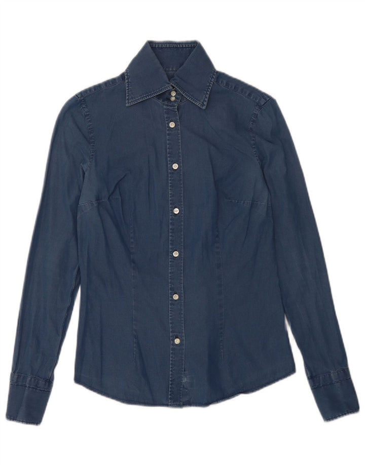 Cămașă Barba Femei Denim IT 42 Bumbac Albastru Mediu