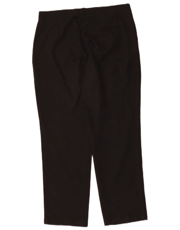 Pantaloni de costum drepți pentru femei Marks & Spencer UK 16 Large W32 L28 Negru