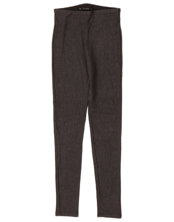 Leggings pentru femei Zara Marea Britanie 8, gri mic, viscoză, în oase