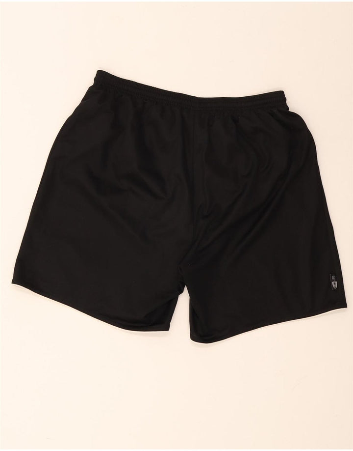 Pantaloni scurți sport adidas Climalite pentru bărbați, poliester cu dungi mari, negre