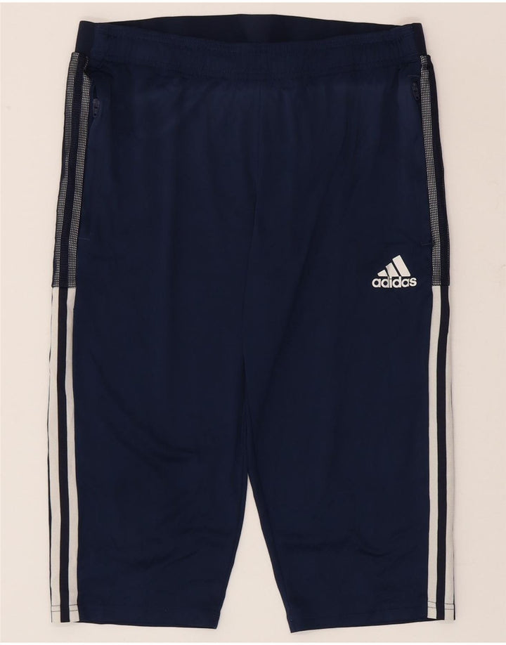 Pantaloni scurți sport pentru bărbați Adidas Aeroready Bermuda, mari, albastru, poliester