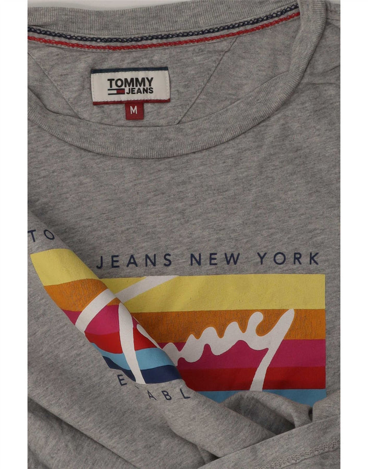 Tricou grafic Tommy Hilfiger pentru femei Top UK 14 Medium Gri