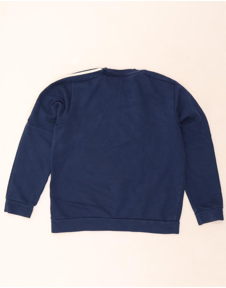 Hanorac pentru bărbați Adidas Jumper mic, bleumarin, bumbac