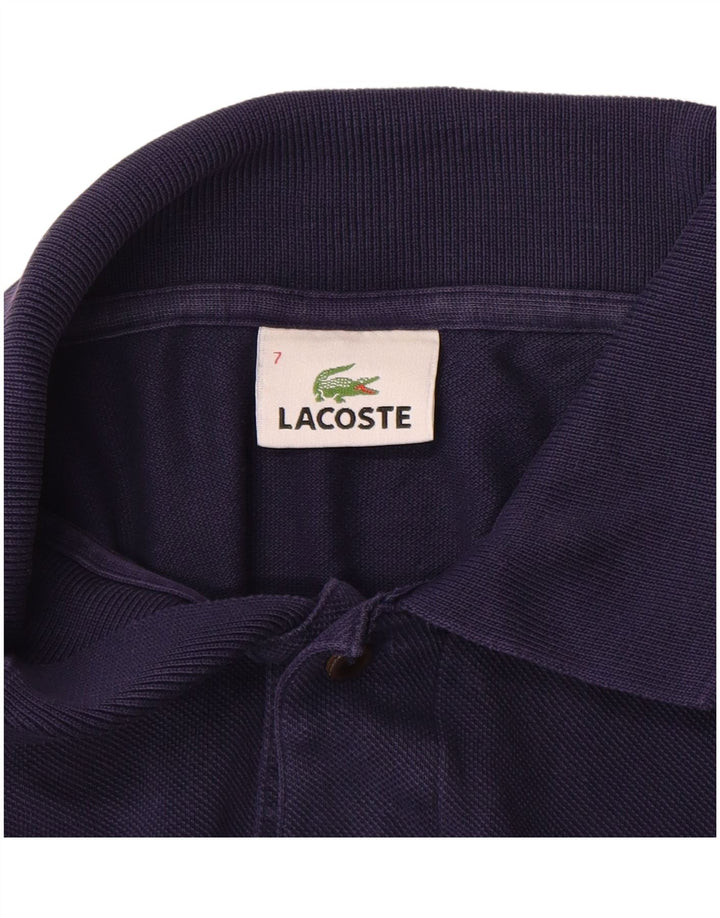 Tricou polo pentru bărbați Lacoste Mărimea 7 2XL Bleumarin