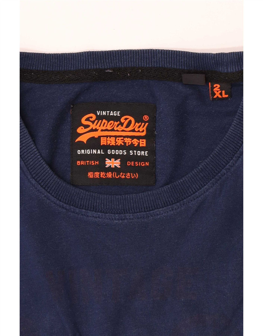 Superdry Bărbați Extra Slim Graphic Top cu mânecă lungă 2XL Blue Colorblock