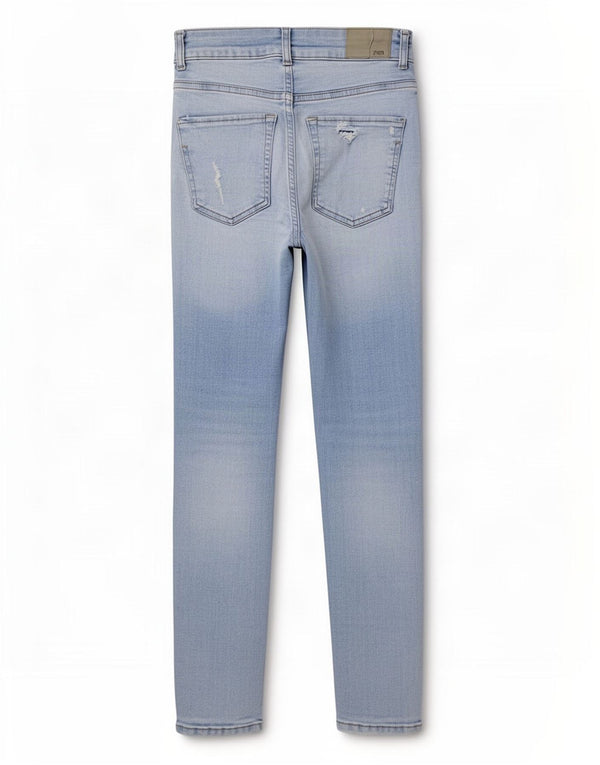 Blugi skinny distressed pentru femei Zara EU 36 XS W26 L27 Albastru