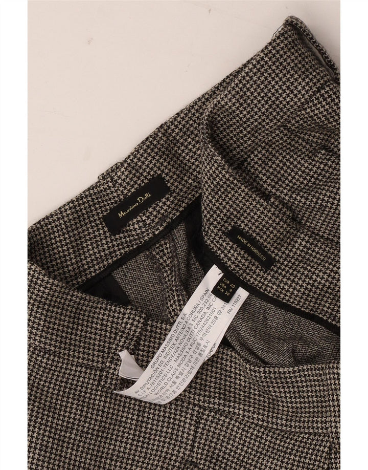 MASSIMO DUTTI Pantaloni Cropped Femei EU 40 Medium W30 L25 Gri