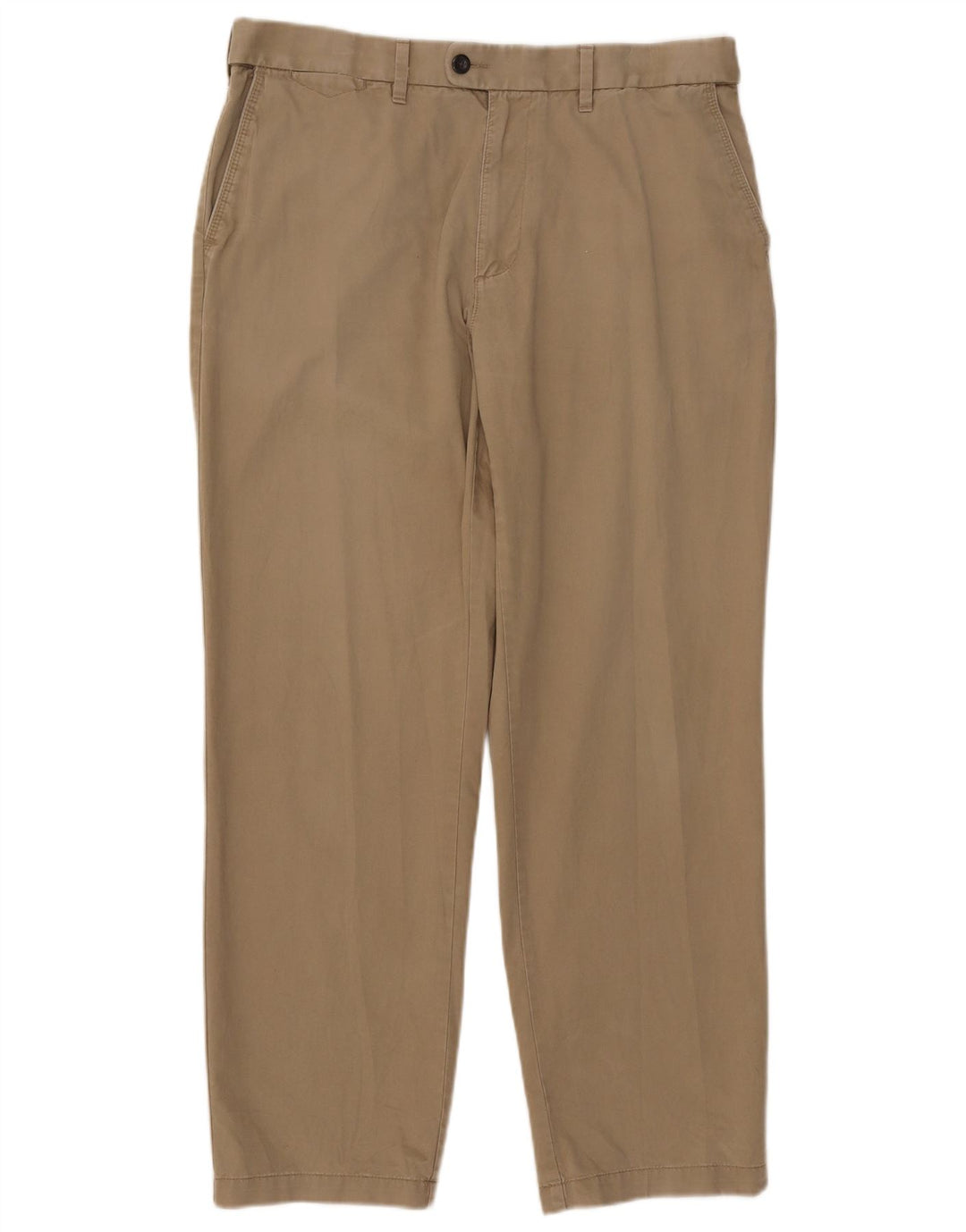 Pantaloni de costum pentru bărbați Marks & Spencer, cu ajustare normală, L36 L31, bumbac bej