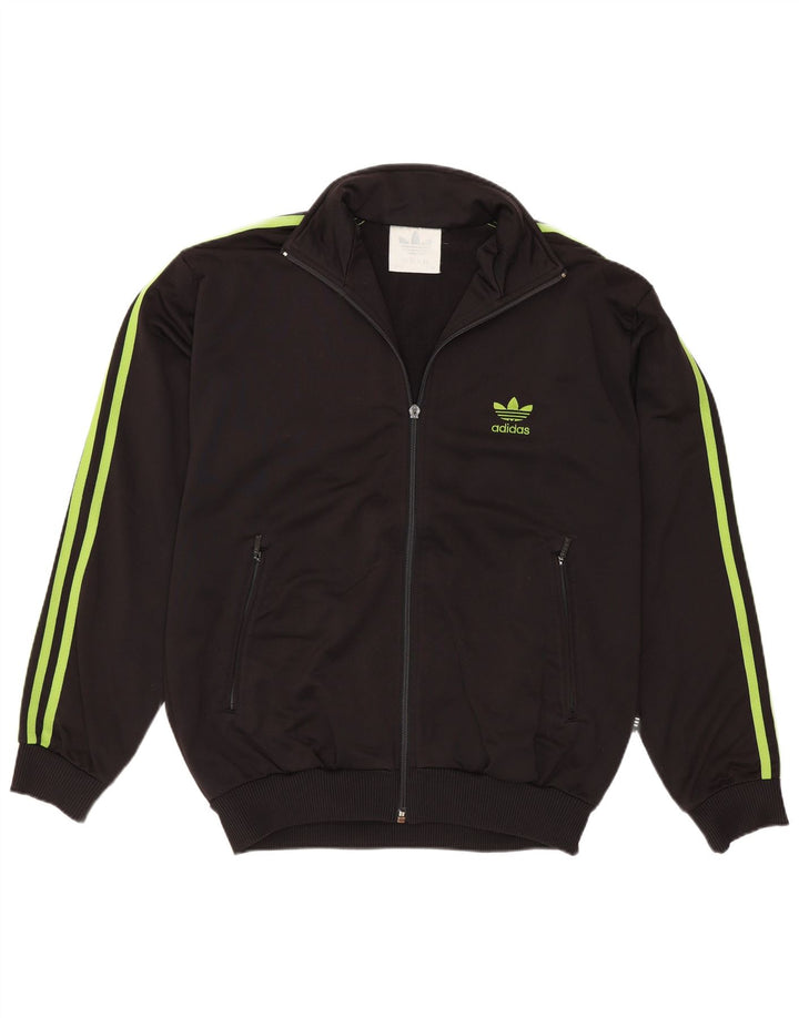 Jachetă de trening pentru băieți Adidas 14-15 ani, poliester negru