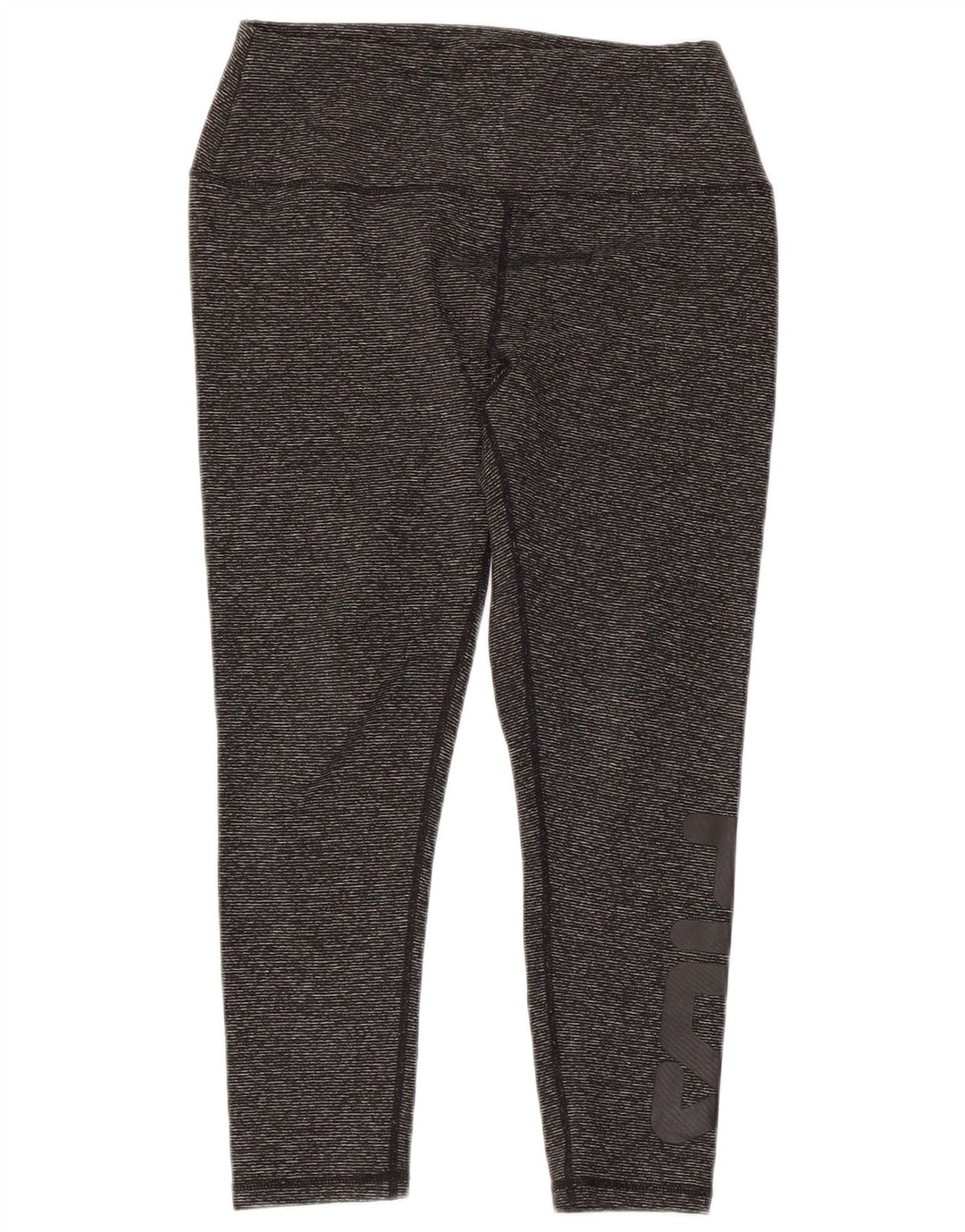 Leggings Capri cu grafic pentru femei FILA UK 10, poliester cu dungi gri mici